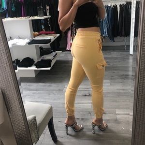 Light orange joggers